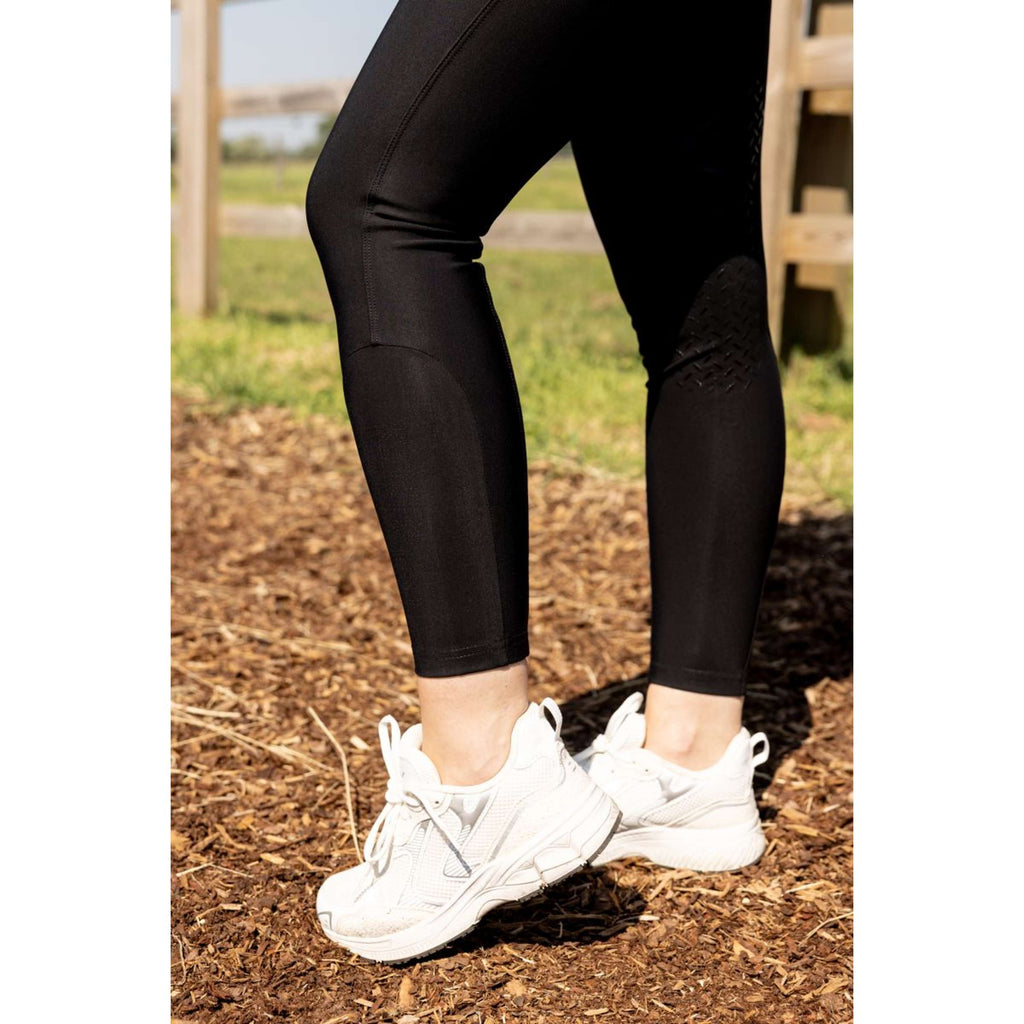 Kentucky Pantaloni da Equitazione Miami Knee Grip Donne Nero