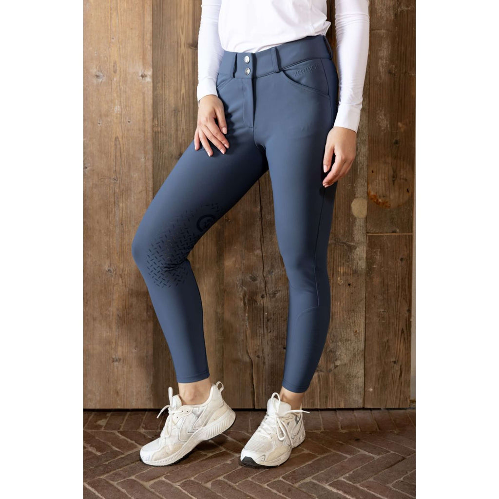 Kentucky Pantaloni da Equitazione Miami Knee Grip Donne Blu oceano