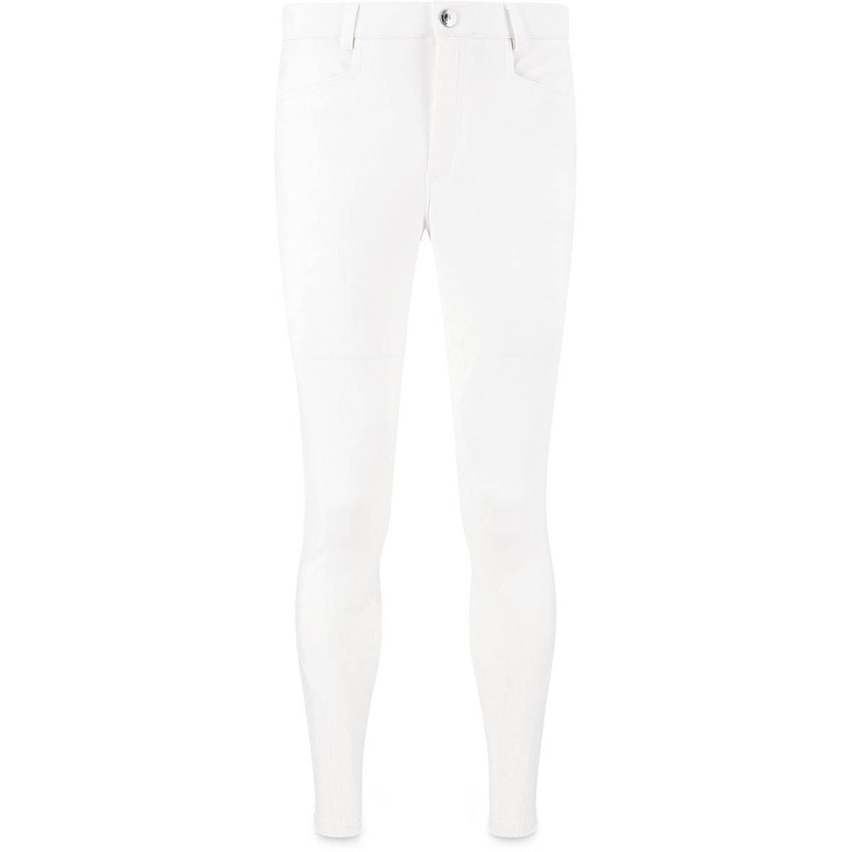 Kentucky Pantaloni da Equitazione Mexico Knee Grip Uomini Bianco