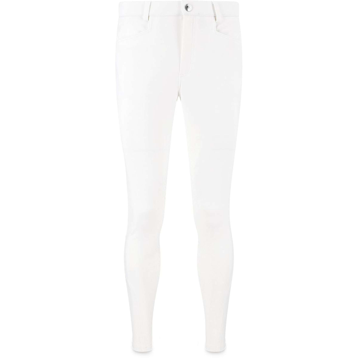 Kentucky Pantaloni da Equitazione Mexico Knee Grip Uomini Bianco