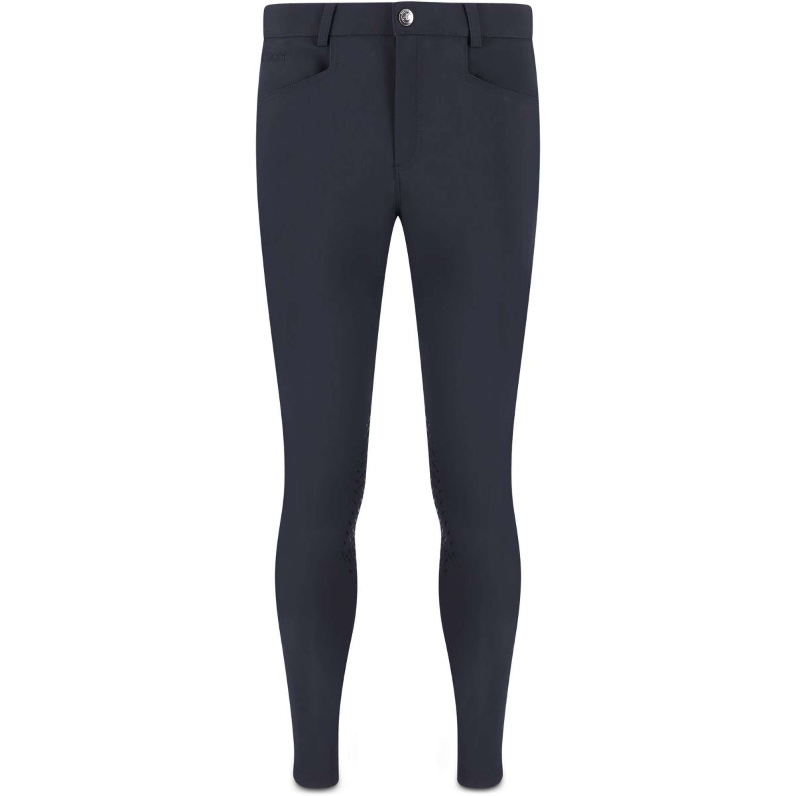 Kentucky Pantaloni da Equitazione Mexico Knee Grip Uomini Navy Kentucky Pantaloni da Equitazione Mexico Knee Grip Uomini Navy