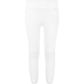 Kentucky Leggings da Equitazione Miami Knee Grip Girls Bianco