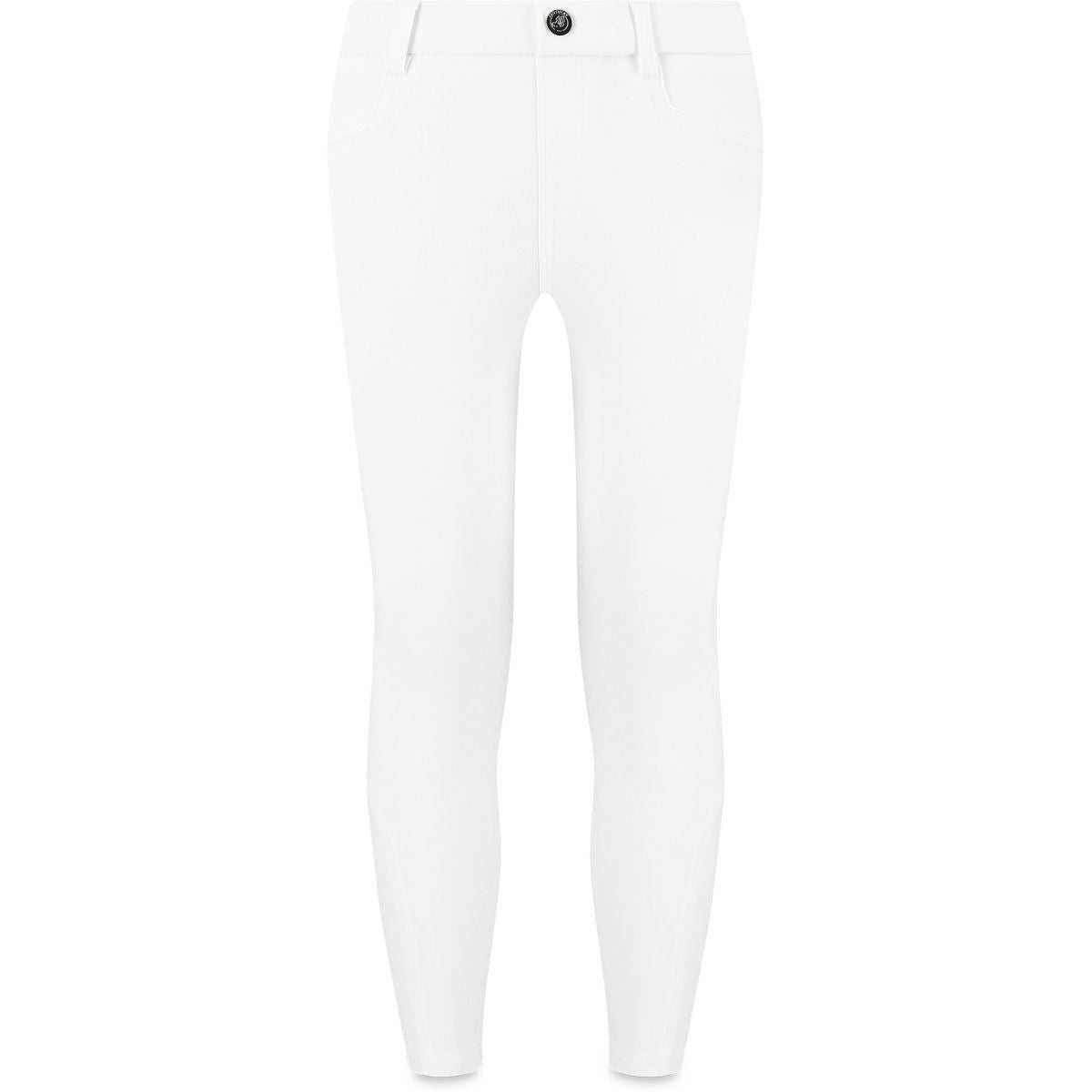 Kentucky Leggings da Equitazione Mexico Knee Grip Boys Bianco