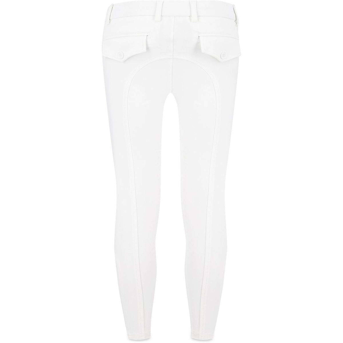 Kentucky Leggings da Equitazione Mexico Knee Grip Boys Bianco