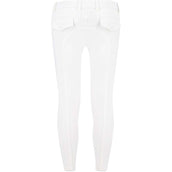 Kentucky Leggings da Equitazione Mexico Knee Grip Boys Bianco