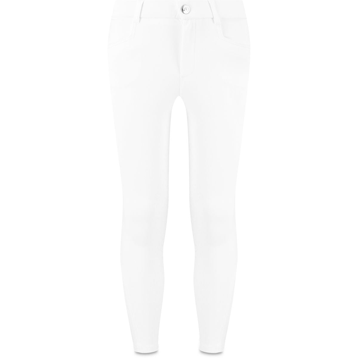 Kentucky Pantaloni da Equitazione Miami City Knee Grip Girls Bianco