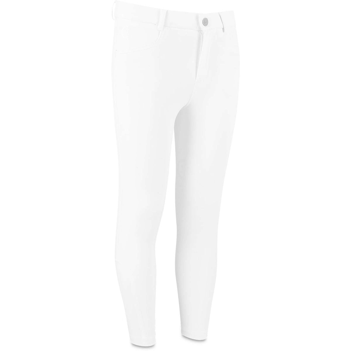 Kentucky Pantaloni da Equitazione Miami City Knee Grip Girls Bianco