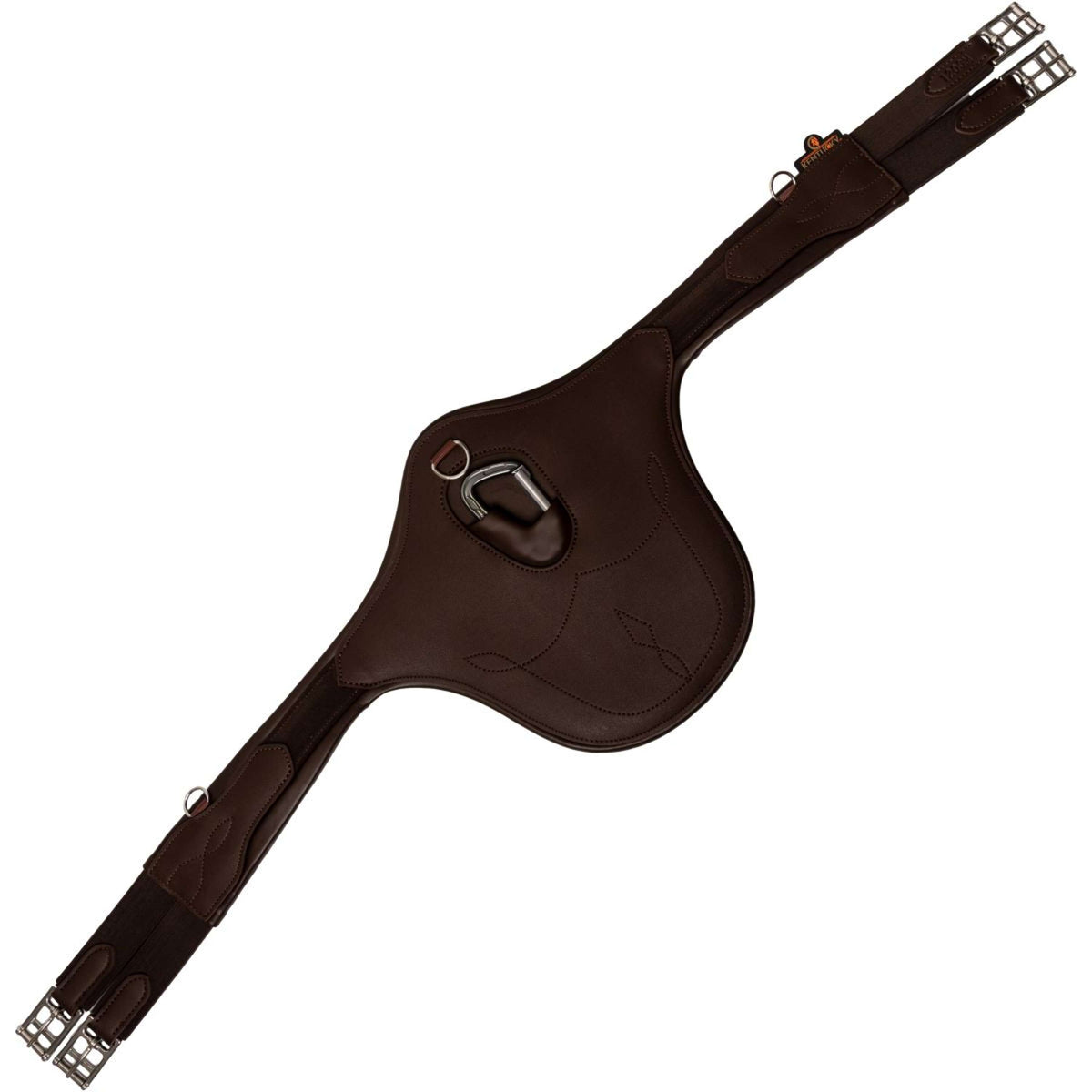 Kentucky Horsewear Sottopancia da Salto Lembo di Pancia Anatomic Marrone