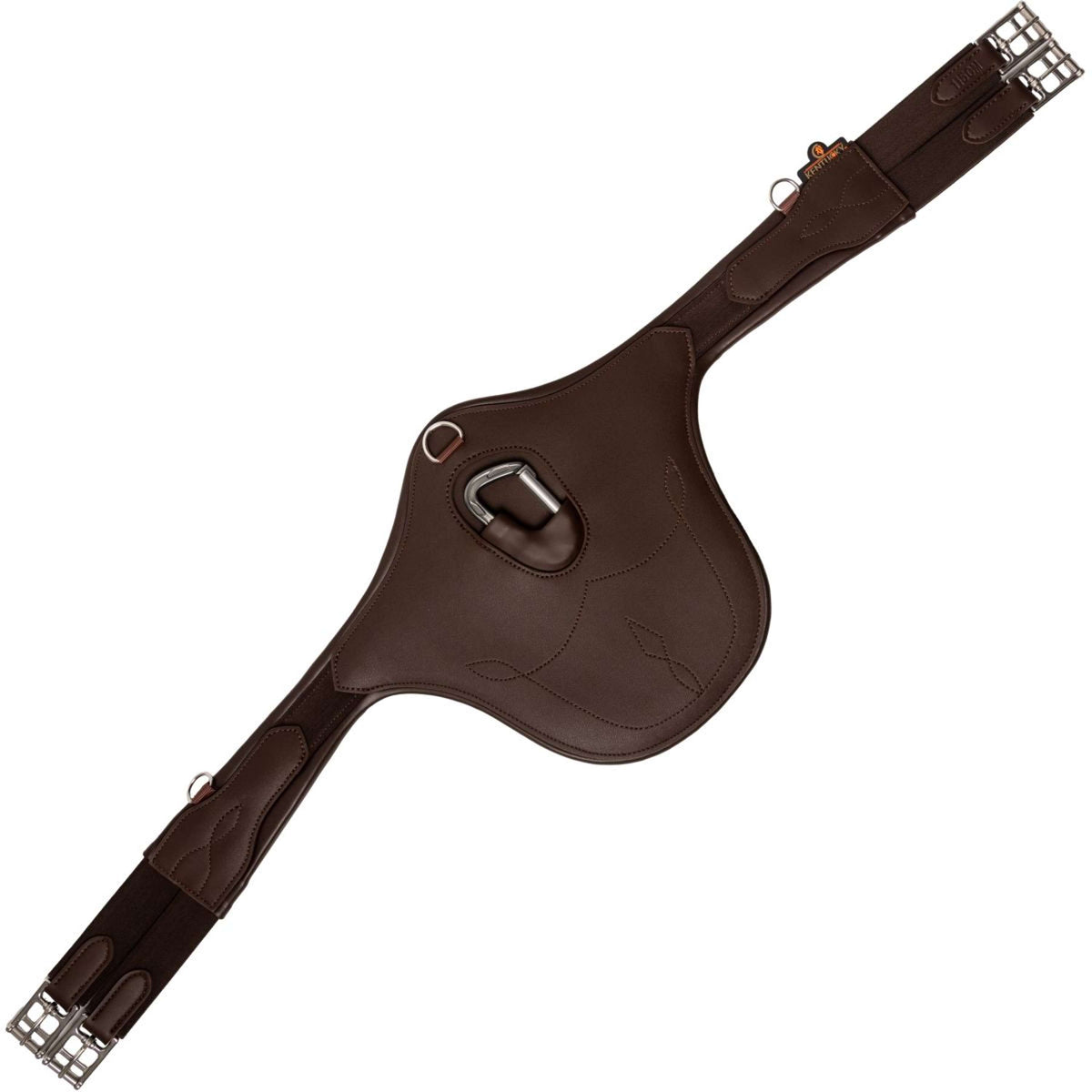 Kentucky Horsewear Sottopancia da Salto Lembo di Pancia Anatomic Marrone