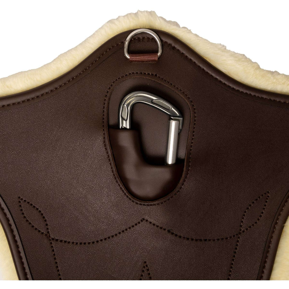 Kentucky Horsewear Sottopancia da salto Anatomic Sheepskin Marrone