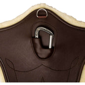 Kentucky Horsewear Sottopancia da salto Anatomic Sheepskin Marrone