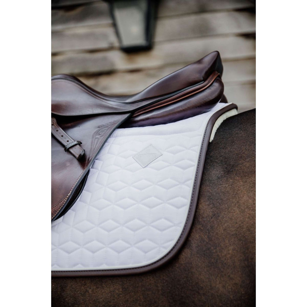 Kentucky Horsewear Sottosella Skin Friendly Springen Bianco