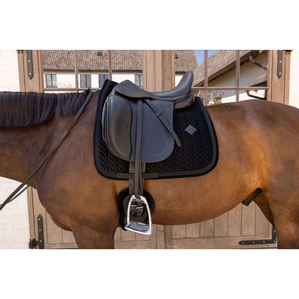 Kentucky Sottosella Velvet Mini Pearls Dressage Nero