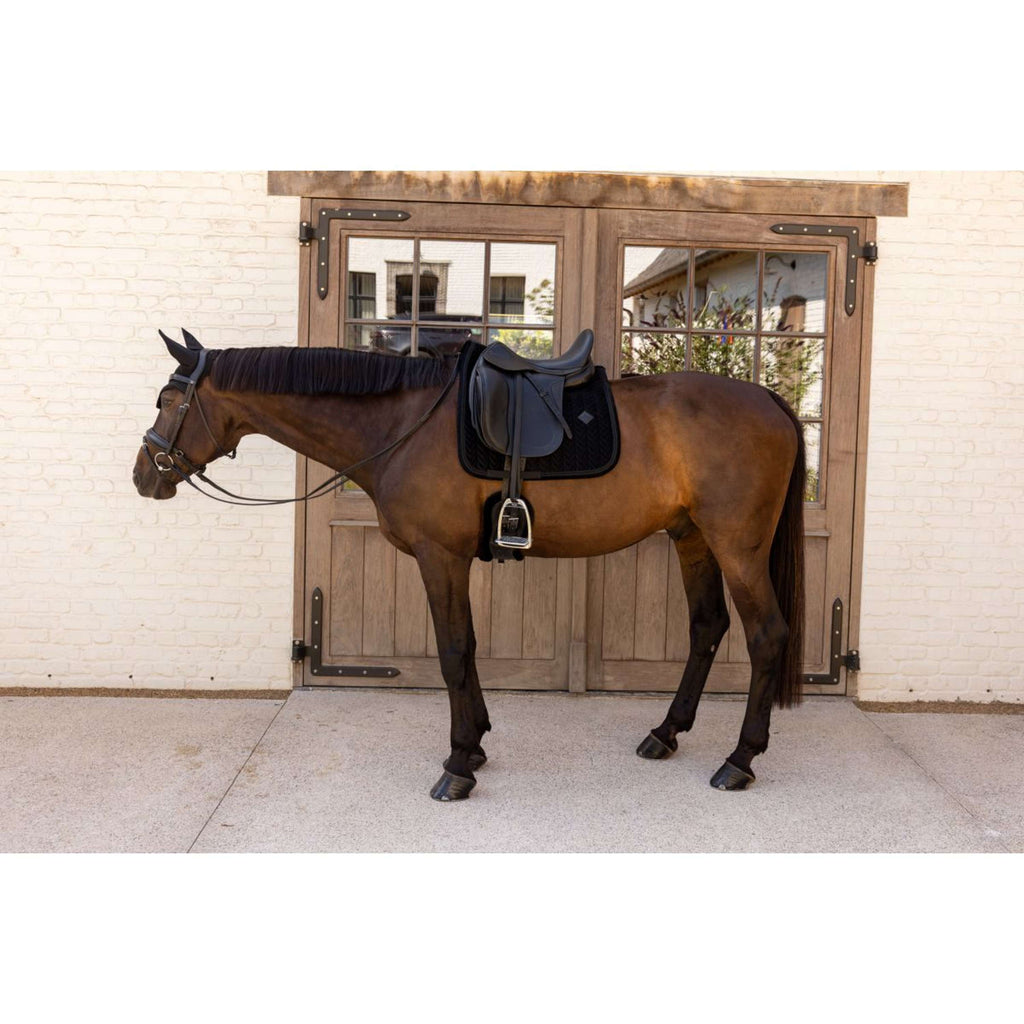 Kentucky Sottosella Velvet Mini Pearls Dressage Nero