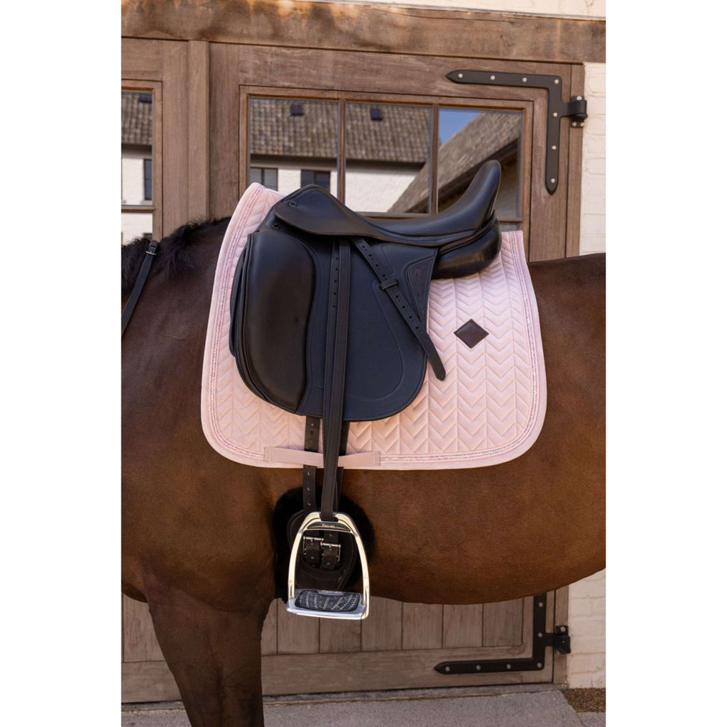 Kentucky Sottosella Velvet Mini Pearls Dressage Old Rose