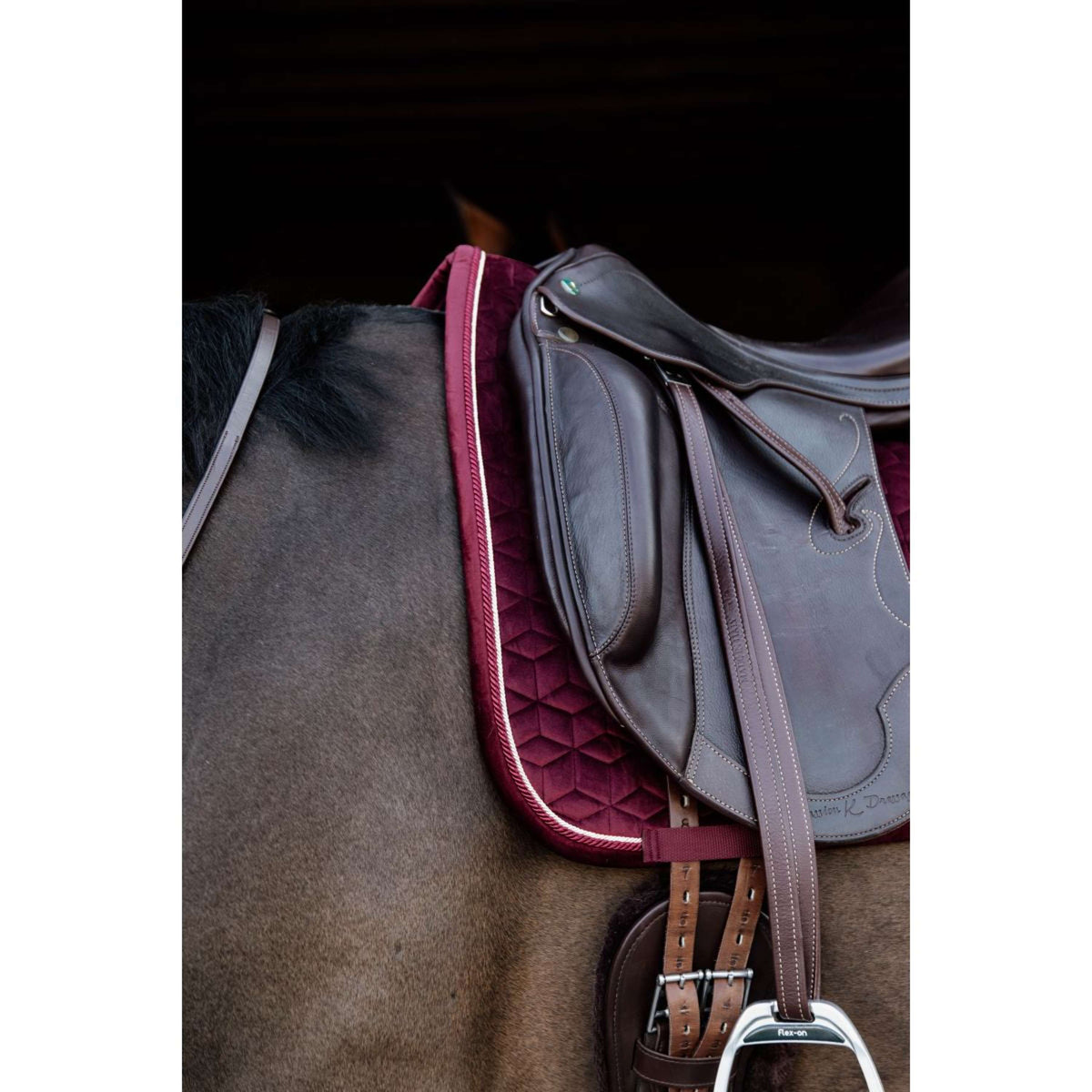 Kentucky Horsewear Sottosella Velvet Bordeaux