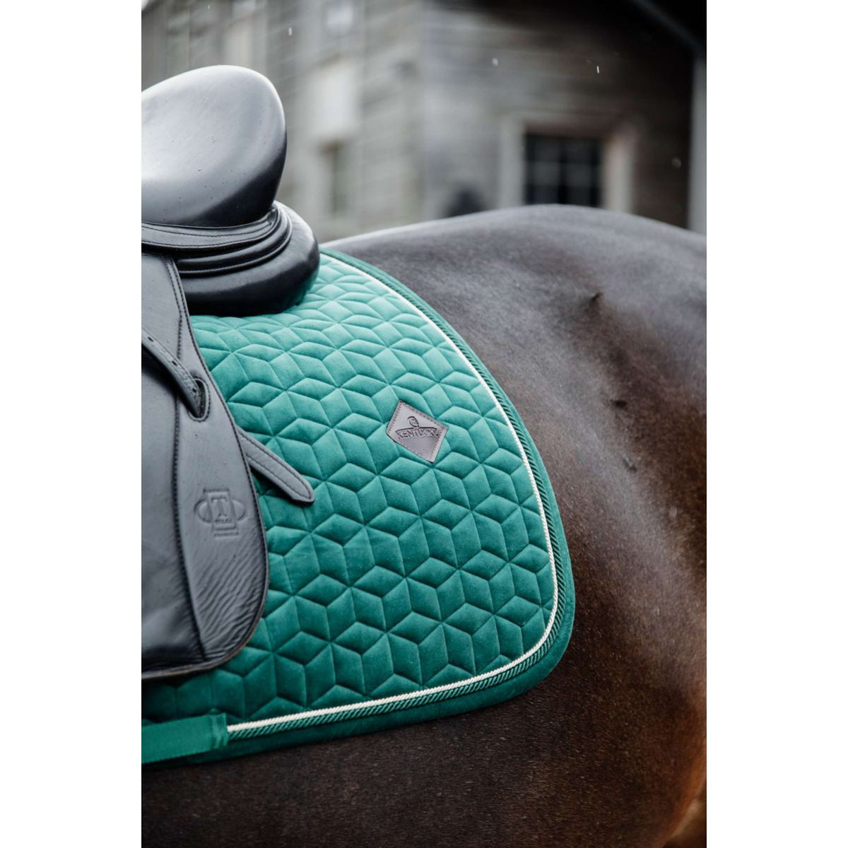Kentucky Horsewear Sottosella Velvet Verde scuro