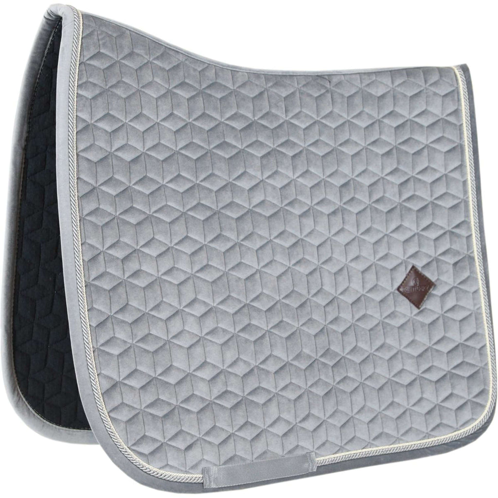 Kentucky Horsewear Sottosella Basic Velvet Dressage Grigio