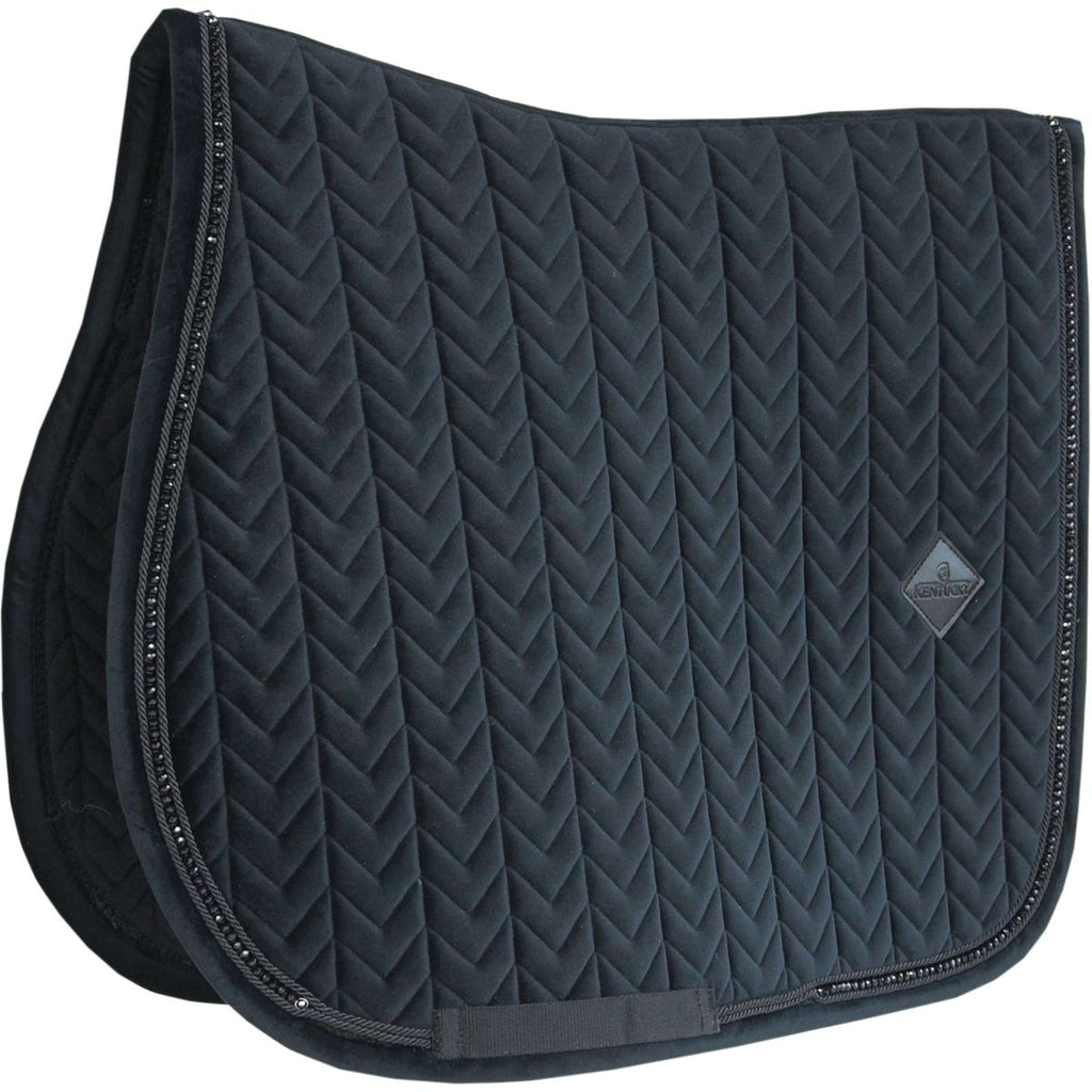 Kentucky Horsewear Sottosella Velvet Pearls Saltando Nero