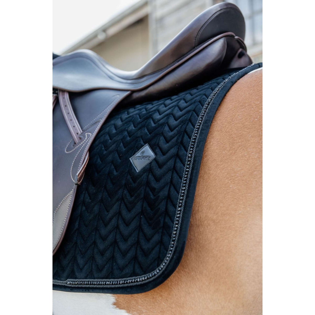 Kentucky Horsewear Sottosella Velvet Pearls Nero