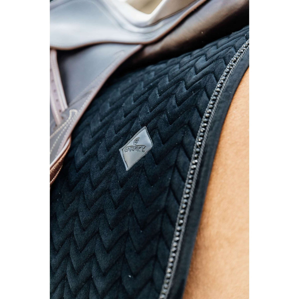 Kentucky Horsewear Sottosella Velvet Pearls Nero