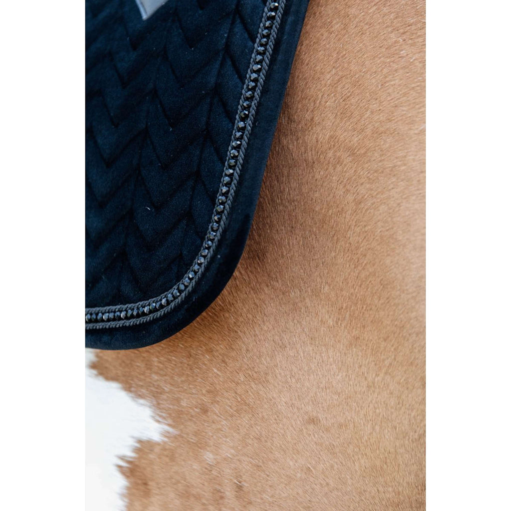 Kentucky Horsewear Sottosella Velvet Pearls Nero