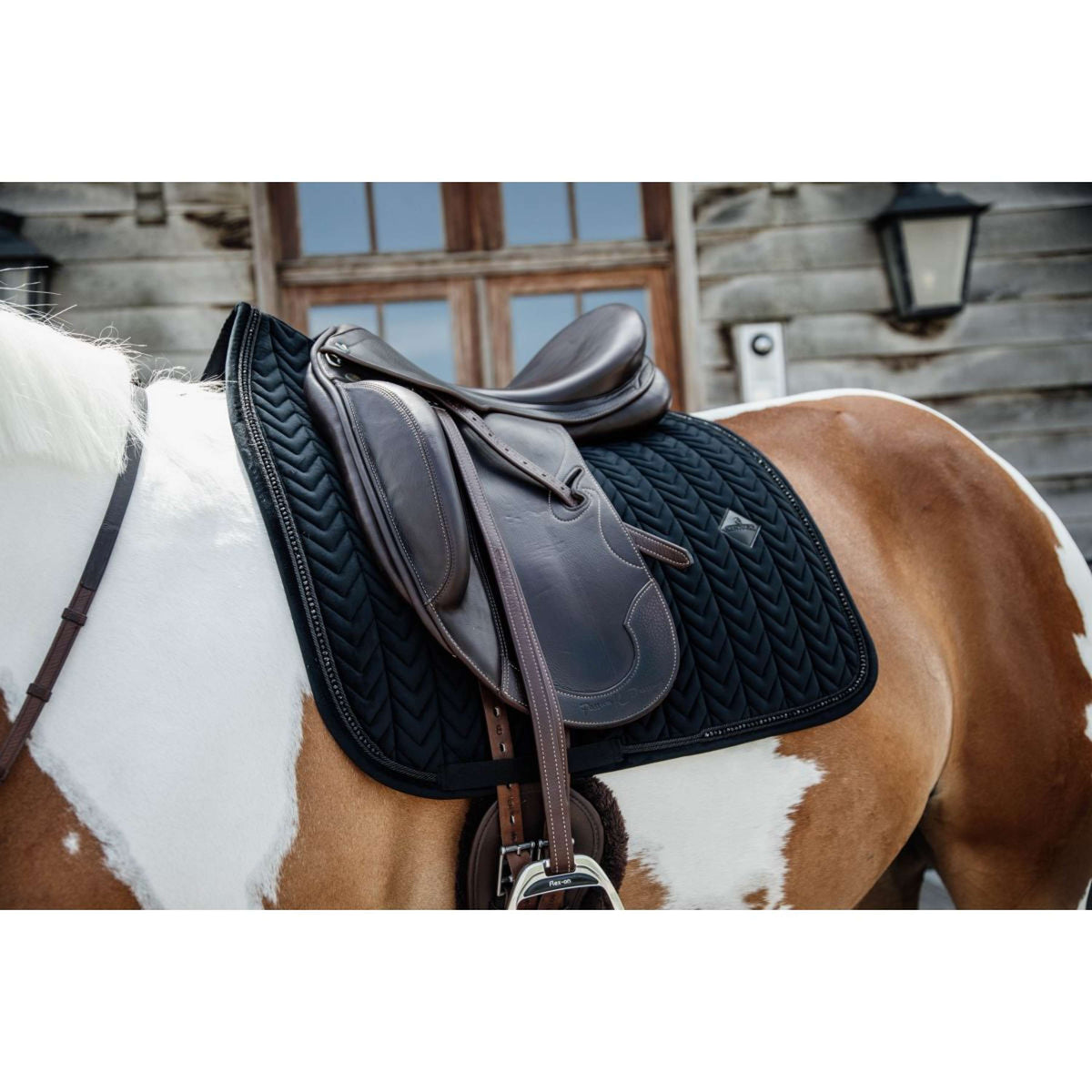 Kentucky Horsewear Sottosella Velvet Pearls Nero