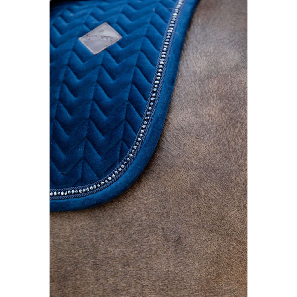 Kentucky Horsewear Sottosella Velvet Pearls Saltando Navy