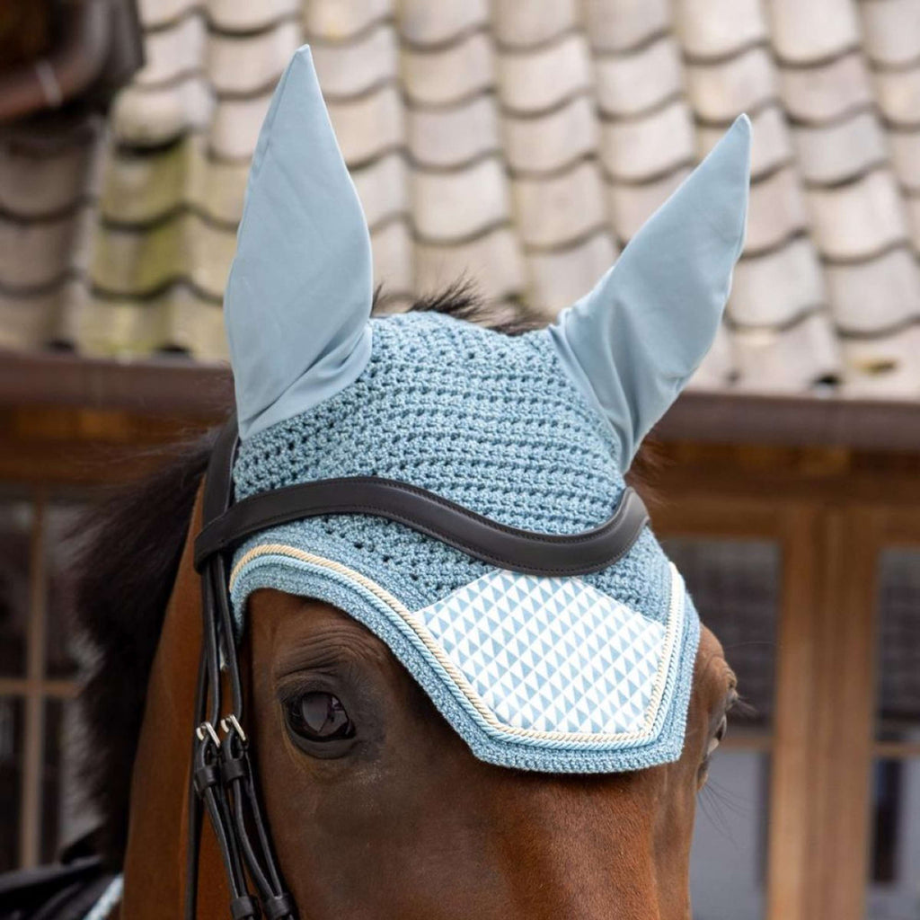 Kentucky Cuffietta Wellington Velvet Flags Azzurro