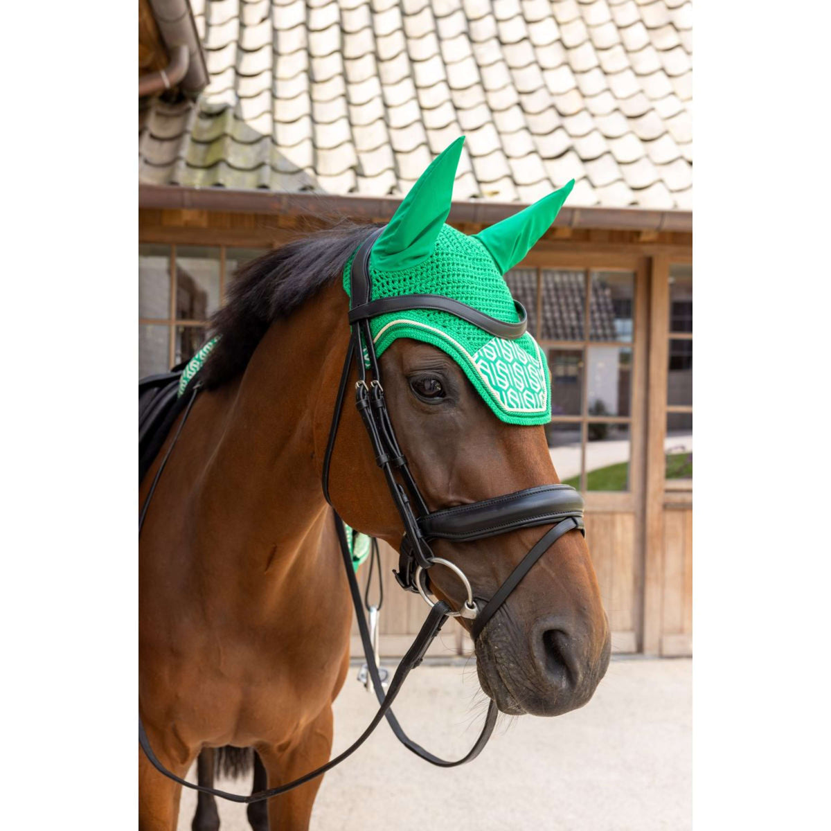 Kentucky Cuffietta Wellington Velvet Maze Cipher Bianco/Verde