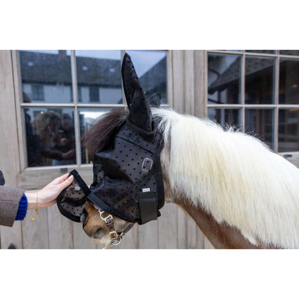 Kentucky Maschera per Mosche Heart con Orecchie e Naso Nero