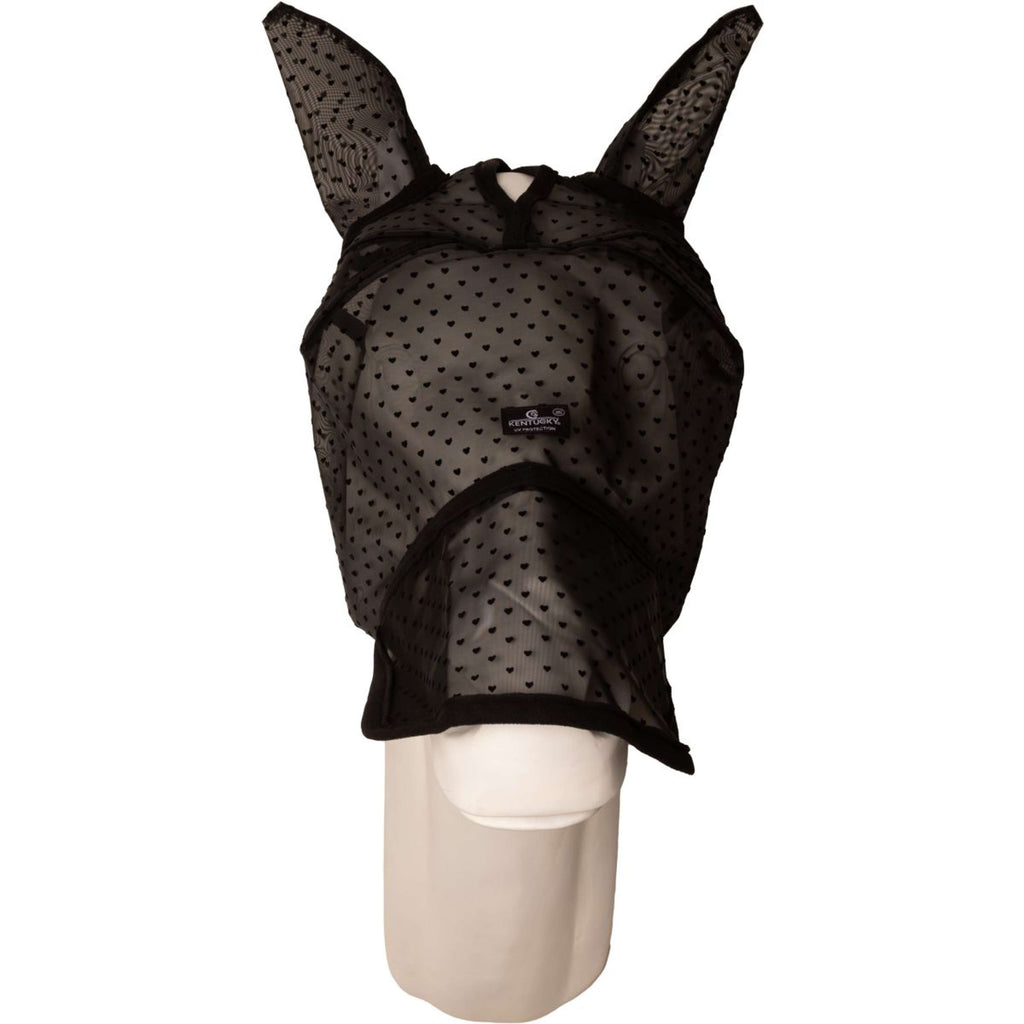 Kentucky Maschera per Mosche Heart con Orecchie e Naso Nero