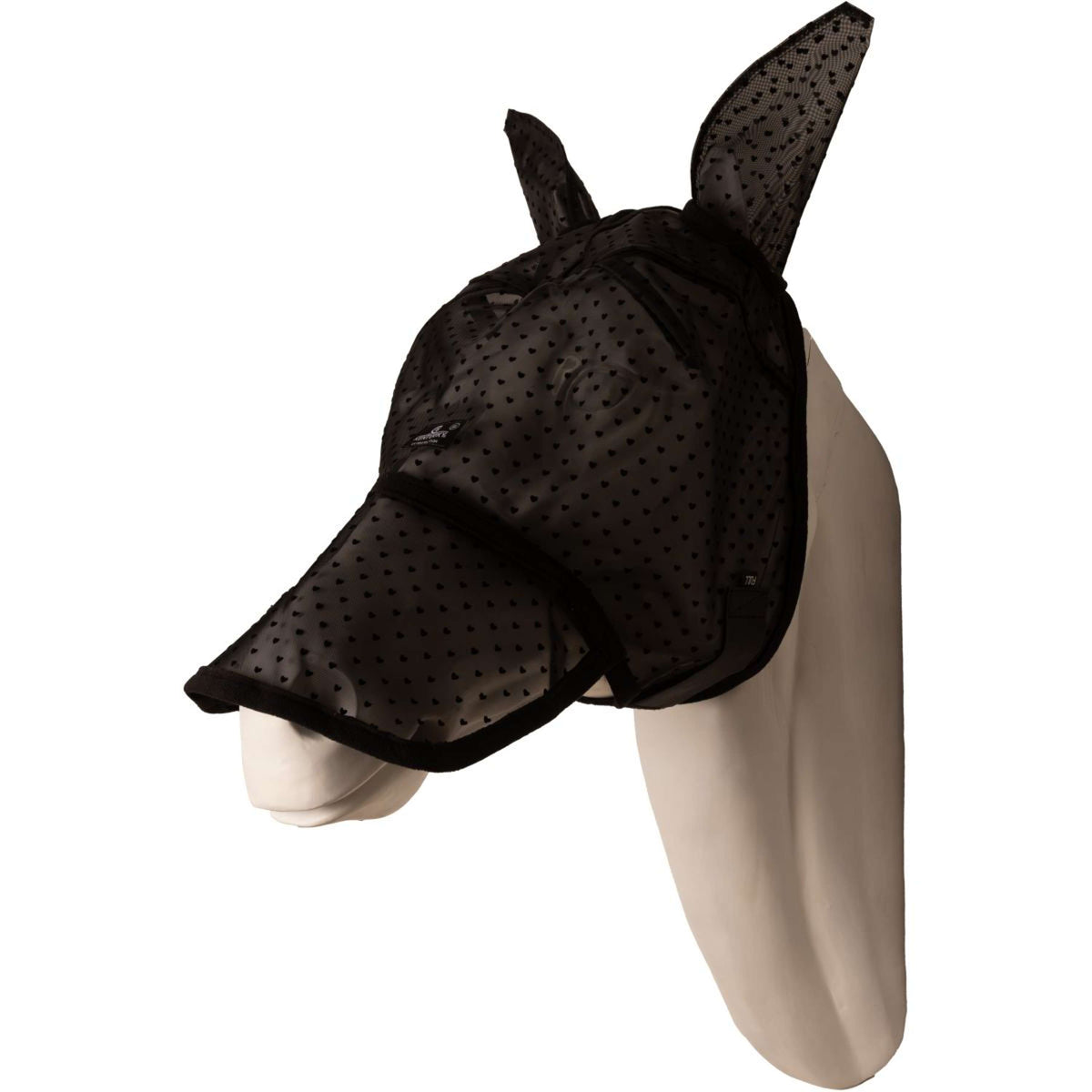 Kentucky Maschera per Mosche Heart con Orecchie e Naso Nero
