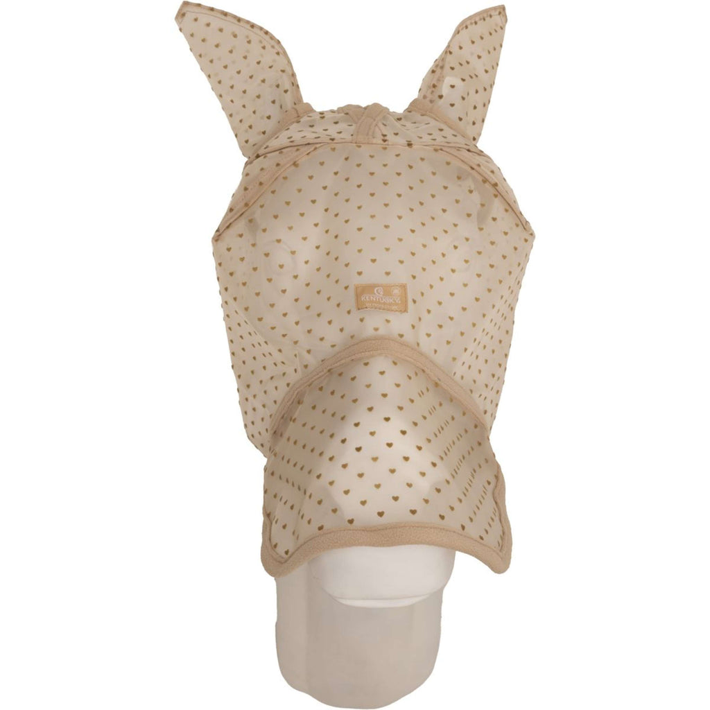 Kentucky Maschera per Mosche Heart con Orecchie e Naso Beige