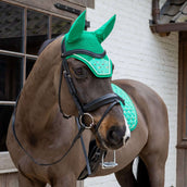 Kentucky Cuffietta Wellington Velvet Horse Printing Verde