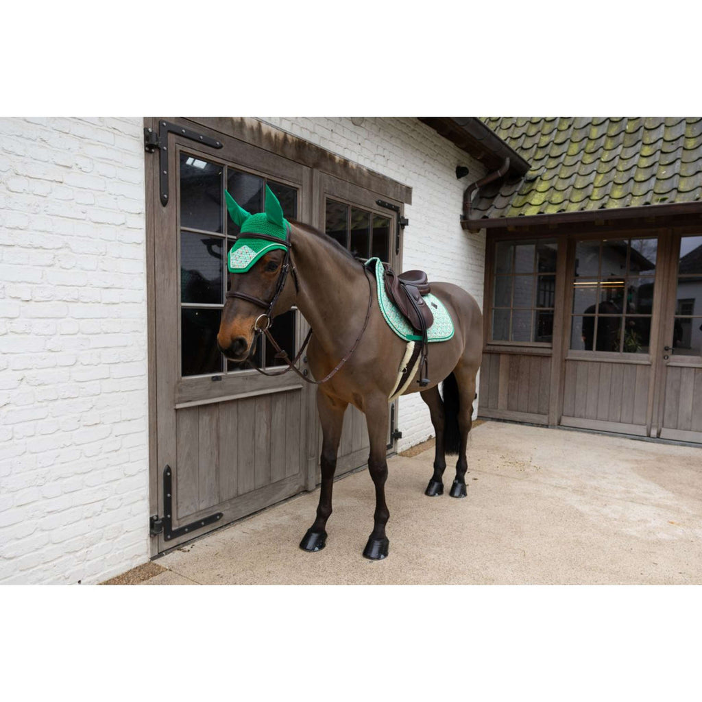 Kentucky Cuffietta Wellington Velvet Pied De Poule Verde chiaro