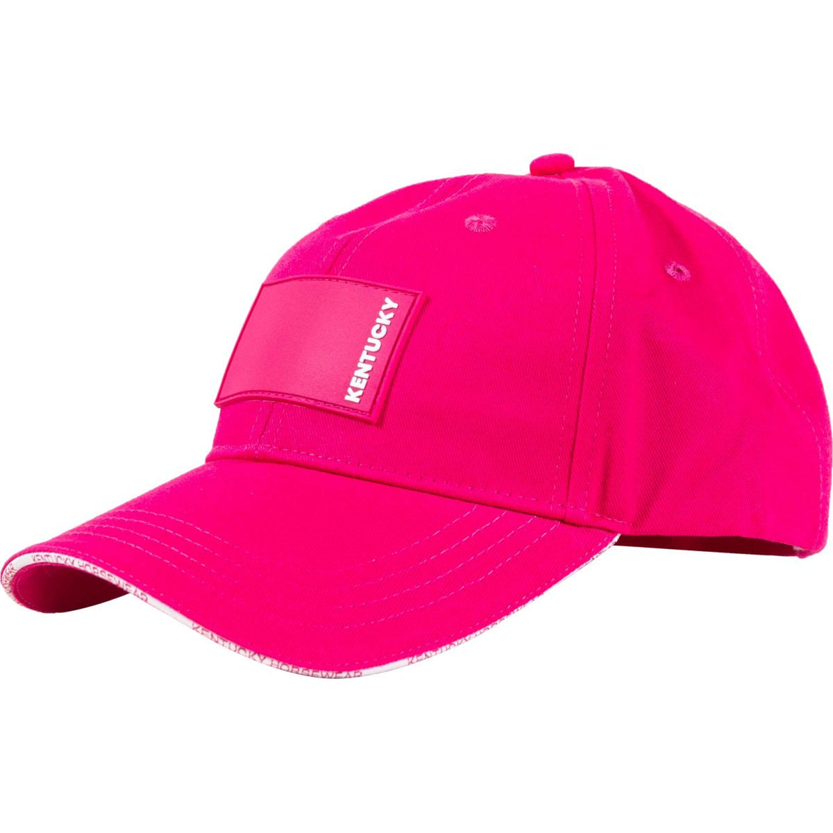 Kentucky Horsewear Cappello Rubber Logo Rosa