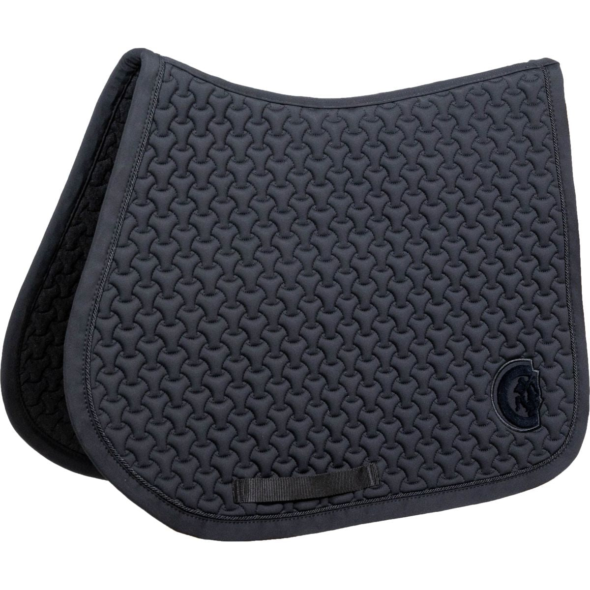 Kentucky Horsewear Sottosella Plaited Logo Springen Nero