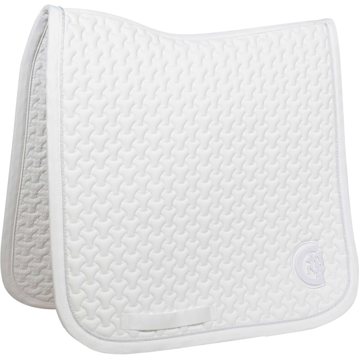Kentucky Horsewear Sottosella Plaited Logo Bianco
