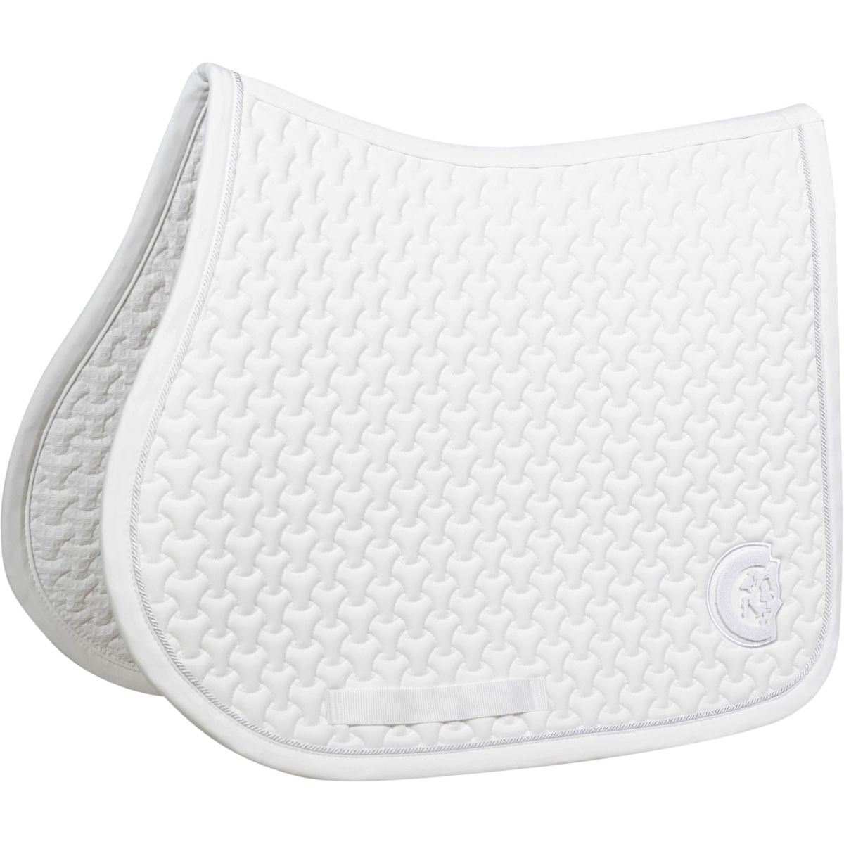 Kentucky Horsewear Sottosella Plaited Logo Springen Bianco