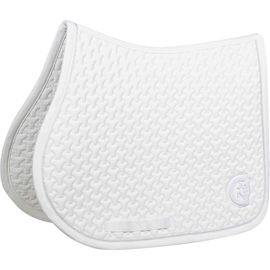 Kentucky Horsewear Sottosella Plaited Logo Saltando Bianco