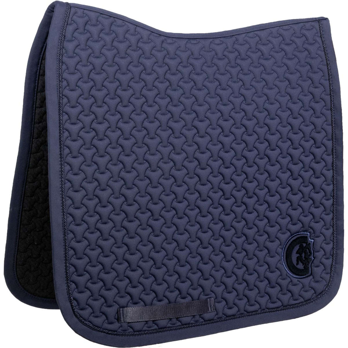 Kentucky Horsewear Sottosella Plaited Logo Dressage Navy