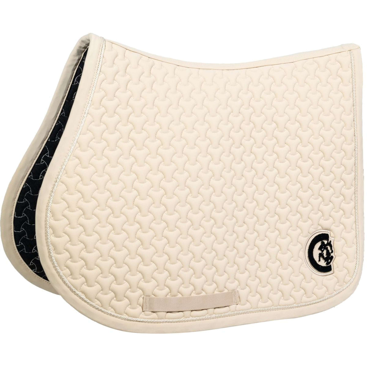 Kentucky Horsewear Sottosella Plaited Logo Springen Beige