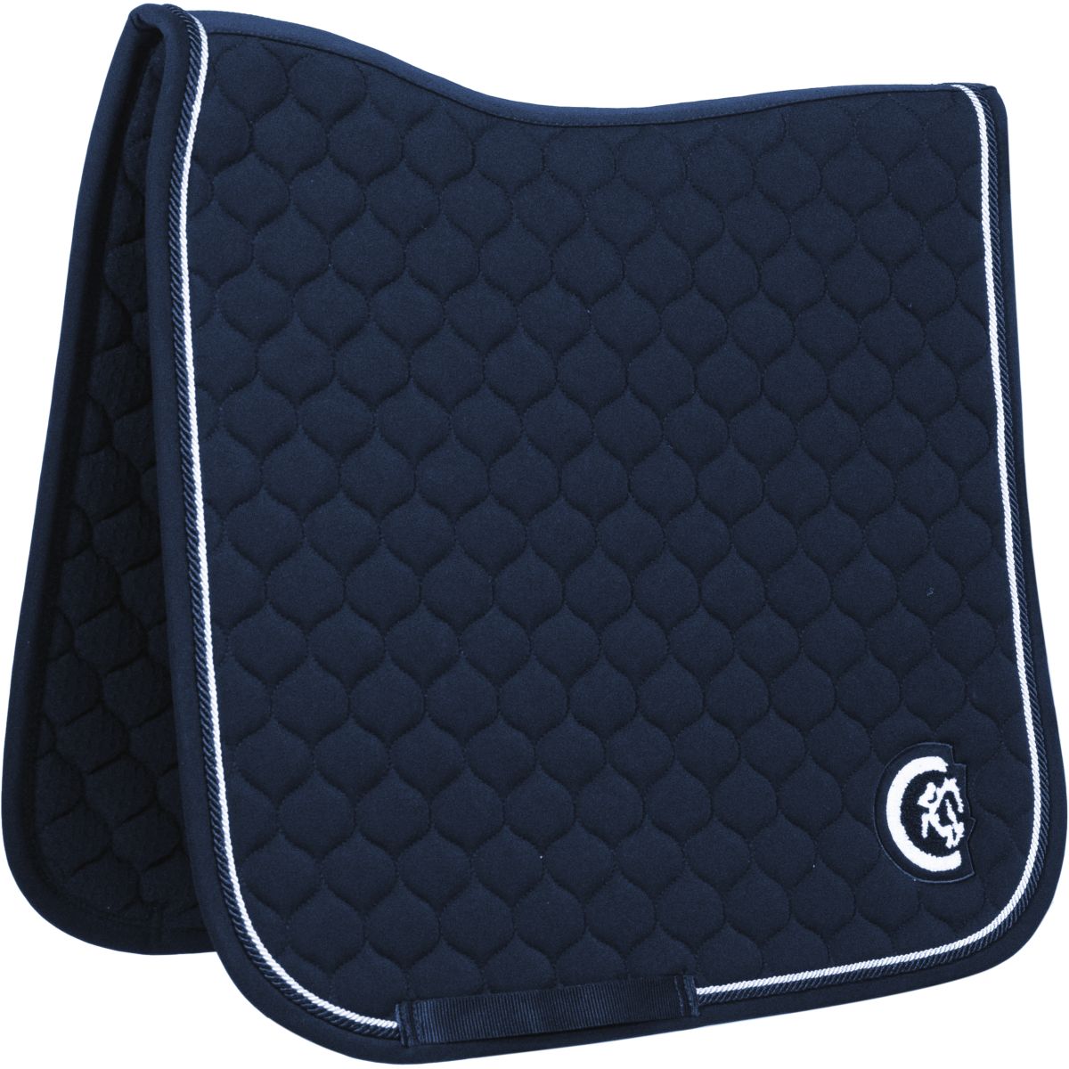 Kentucky Horsewear Sottosella Onion Quilt 3D Logo Dressage Navy