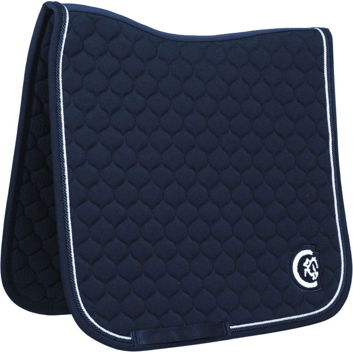 Kentucky Horsewear Sottosella Onion Quilt 3D Logo Dressage Navy