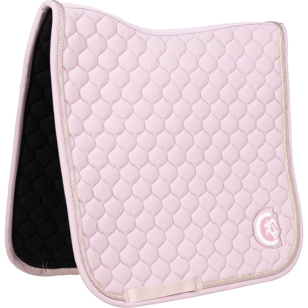 Kentucky Horsewear Sottosella Onion Quilt 3D Logo Rosa chiaro