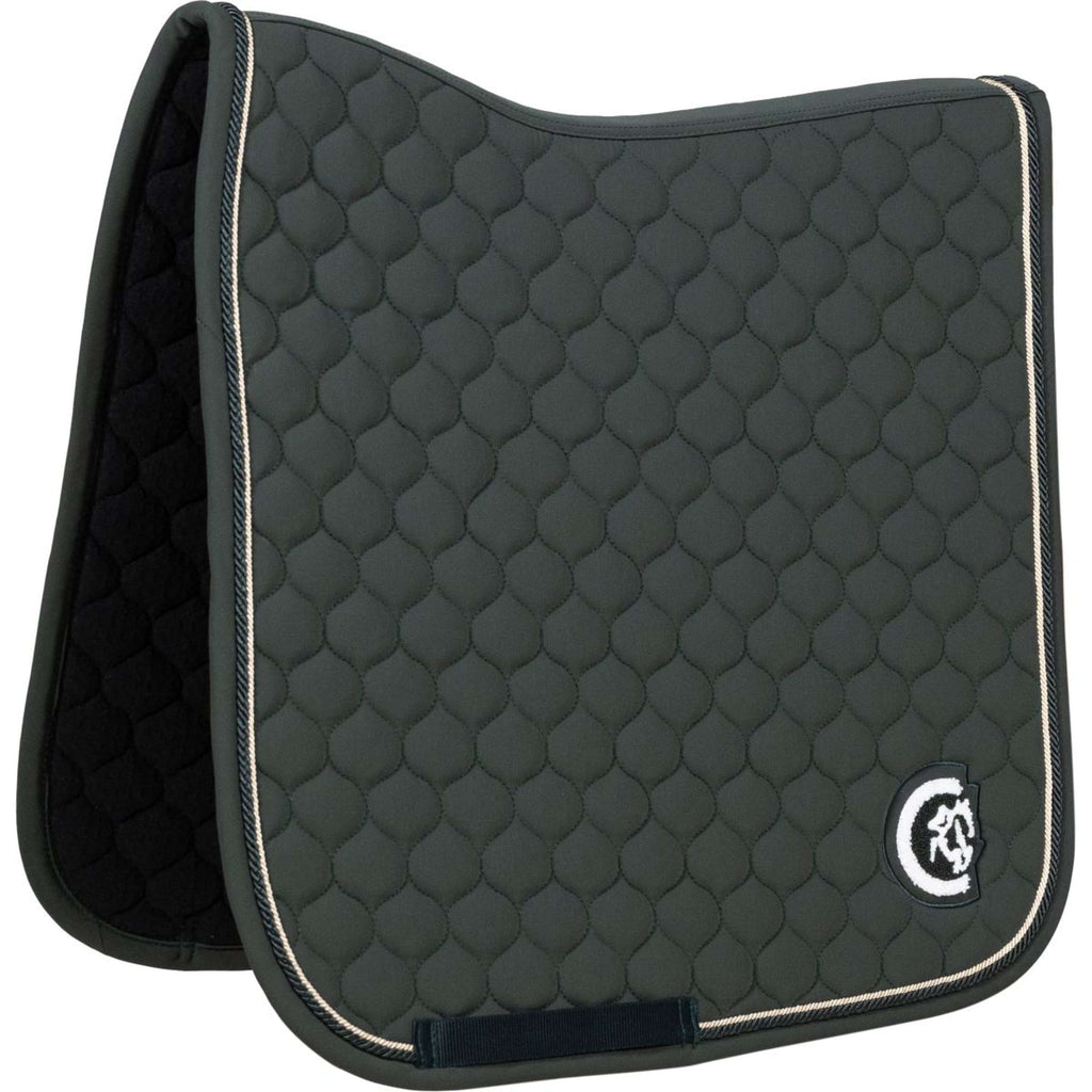 Kentucky Horsewear Sottosella Onion Quilt 3D Logo Dressage Pine Green