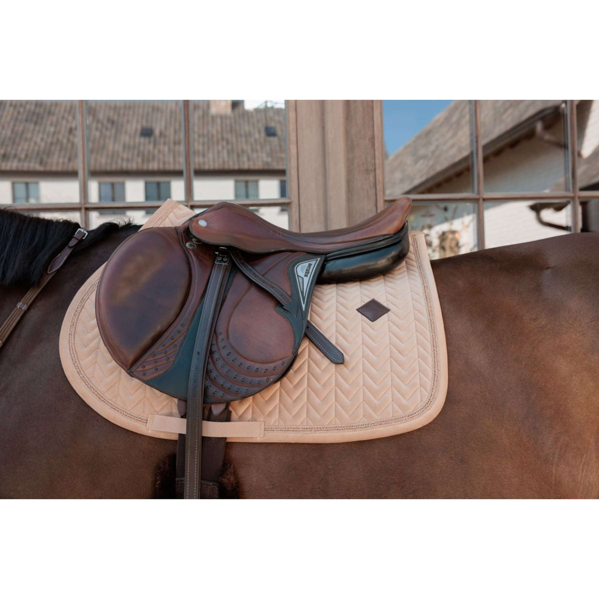 Kentucky Sottosella Velvet Mini Pearls saltando Beige