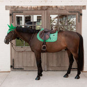 Kentucky Sottosella Velvet Paisley Garden saltando Verde/Blu marino