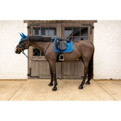 Kentucky Sottosella Velvet Horse Printing Dressage Navy